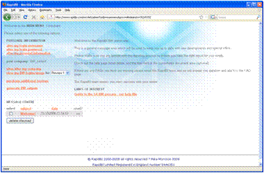 BIR-sa admin control panel