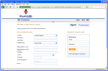bir-sa paypal payment page
