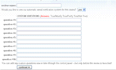 EESS - custom questions configure