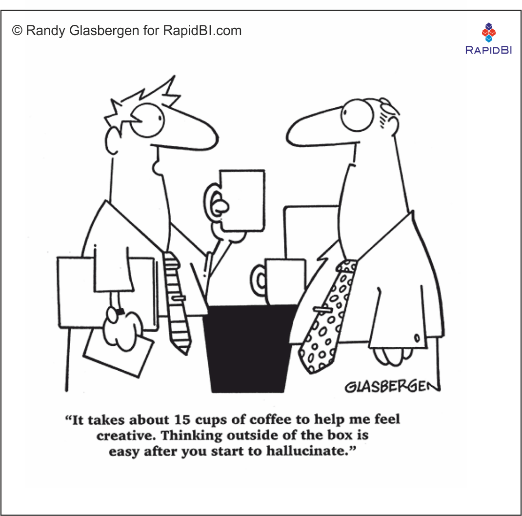 RapidBI Daily Cartoon #44 A look at the lighter side of work life