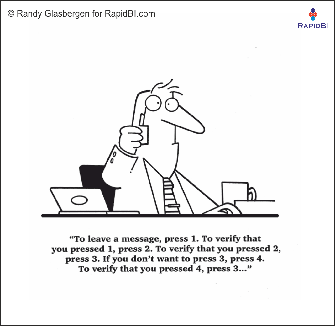 RapidBI Daily Cartoon #56 A look at the lighter side of work life