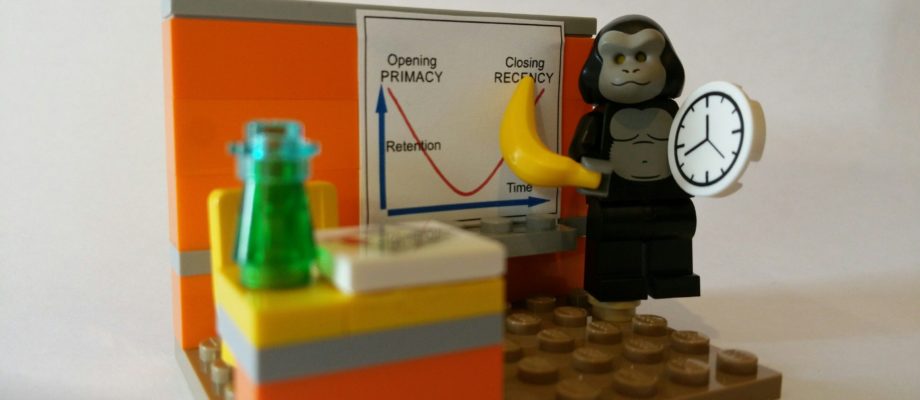 primacy recency effects in learning