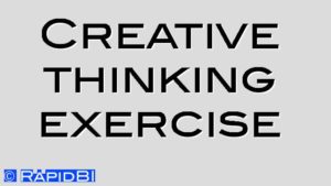Creative thinking exercise