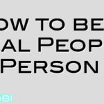 How to be a Real People Person