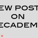 New posts on #ecademy