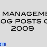 Top management blog posts of 2009