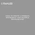 How to Write a Mission Statement and Sample Statements﻿
