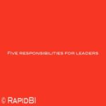 Five responsibilities for leaders