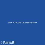 Six ‘C’s of leadership