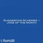 Suggestion Schemes – Joke of the month