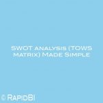 SWOT analysis (TOWS matrix) Made Simple